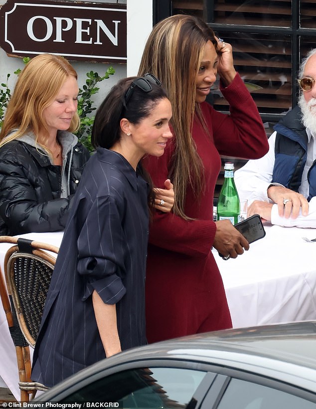 Meghan Markle spotted with her long time friend Serena Williams, who is set to appear in the new series