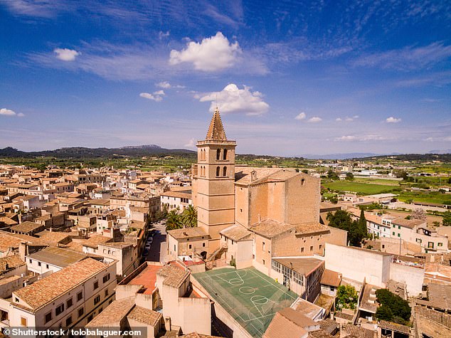 The sleepy village of Porreres on the island of Mallorca