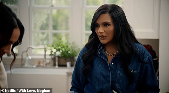 grabs - 'I'm Sussex now': Awkward moment Mindy addresses Meghan as 'Markle'