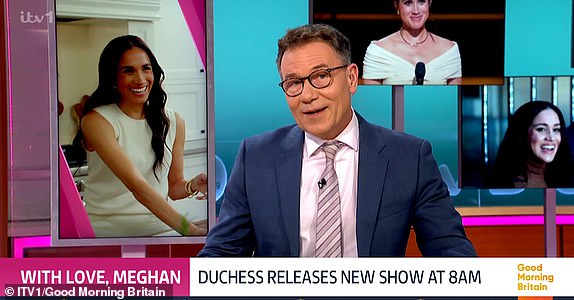 UNCL GRABS: Richard Arnold and Susanna Reid poke fun at Meghan Markle's rainbow platter