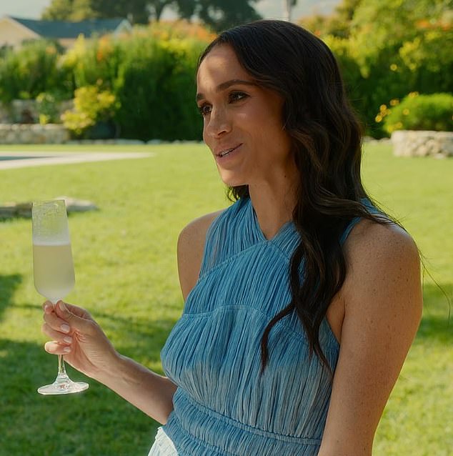 Showing how to be the perfect hostess, the Duchess of Sussex , 43, supplied a range of alcoholic beverages for her guests throughout the eight episodes of With Love, Meghan, which dropped today on the streaming service