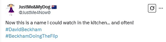 Instead, viewers are now calling for Netflix to offer a cooking show to the Beckham family, after people were left swooning over an adorable video of David making pancakes for his children