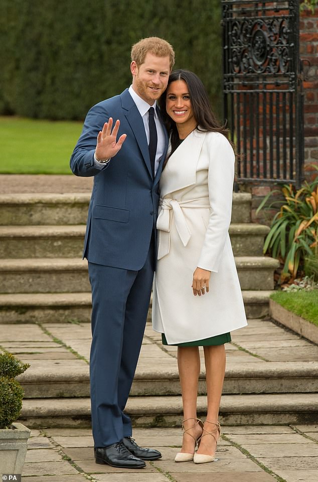 The Duke is among a flurry of guests, including his mother-in-law Doria Ragland, at a sunny outdoor party hosted by Markle