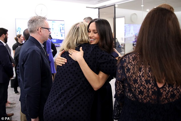 Bryony first met Meghan in 2018, when she hosted a panel at the Royal Foundation Forum