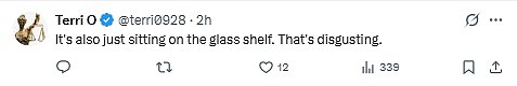 The scene was first shared online by X user @lillyinlondon, who captioned the clip: 'Why has #MeghanMarkle [kept] raw chicken legs in the fridge next to the salad?'