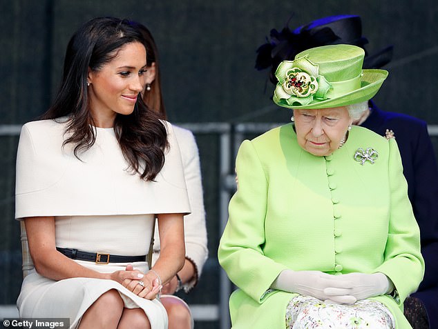 Meghan later revealed to Harry that she talked to the Queen about her desire for children during their first joint engagement