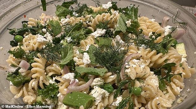 Despite the vague instructions the overall verdict was that pasta salad was easy to cook and delicious with Ellen's husband saying it was nicer than their usual recipe