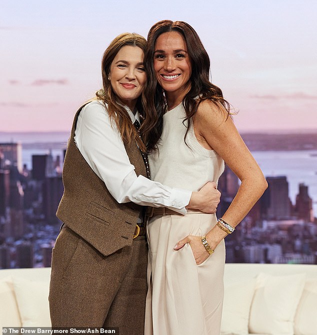 The Duchess made the confession during an appearance on The Drew Barrymore Show to promote her new Netflix series, With Love, Meghan