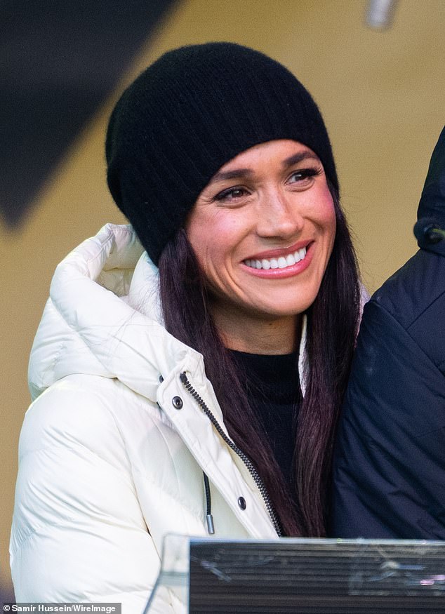 While attending the Invictus Games in Whistler, Canada, Meghan appeared to embrace the TikTok-approved 'cold girl' make-up trend