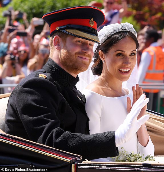 Mandatory Credit: Photo by David Fisher/Shutterstock (9685483y) Prince Harry and Meghan Markle The wedding of Prince Harry and Meghan Markle, Carriage Procession, Windsor, Berkshire, UK - 19 May 2018