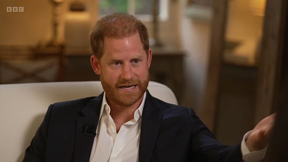 BBC Grab - The Duke of Sussex says he wants "reconciliation" with the rest of the Royal Family, in an interview, in which he said he was "devastated" about losing a legal challenge over his security in the UK. Prince Harry said he was cut off from his father King Charles, in a BBC News interview in California. - 2 May 2025