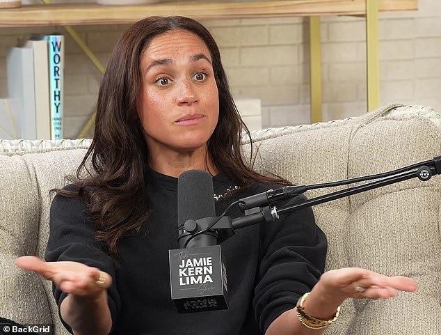 During an interview with podcast host Jamie Kern Lima, Meghan said she loves motherhood and shared that she sends nightly emails to her children