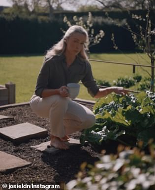 Josie (pictured) often now offers tricks and tips for her green-fingered fans to follow in their own gardens