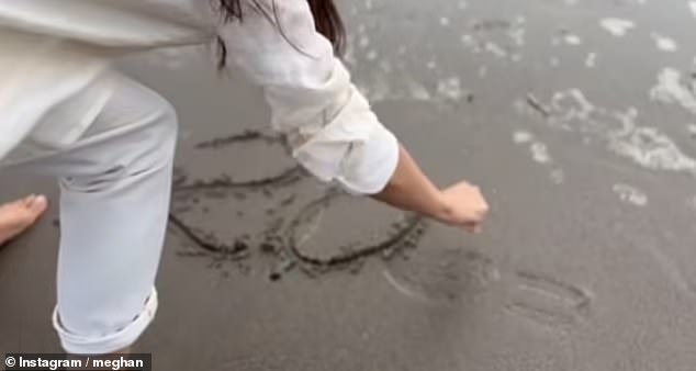 On New Year's Day, Meghan launched her official Instagram account @meghan and shared a clip of her writing '2025' in the sand