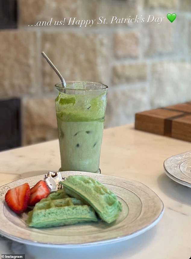The last snap was a picture of the breakfast she made herself and Prince Harry, which looked different again