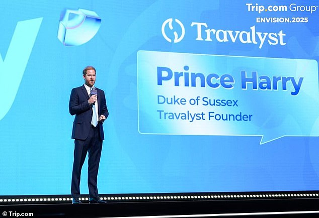 At the same time, Prince Harry made a surprise visit to China for a tourism conference in Shanghai where he advocated for sustainable travel