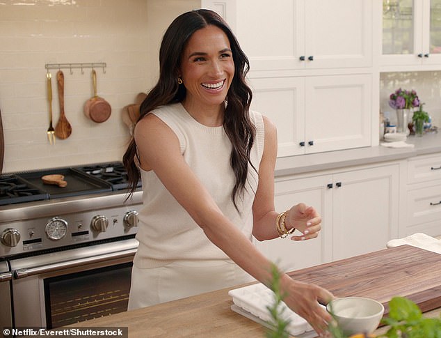 Martha's pointed shutdown comes after Meghan was accused of stealing a Martha Stewart recipe for her controversial one-pot spaghetti dish