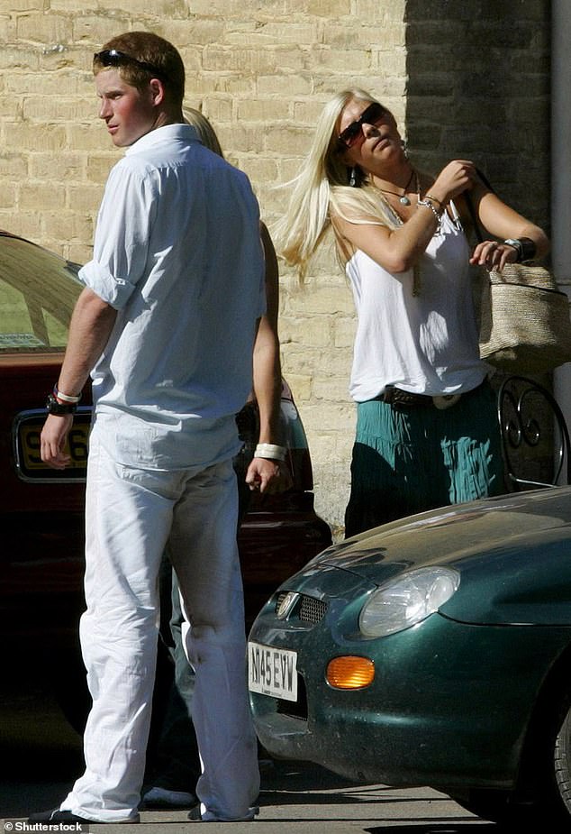 In his Spare memoir, the royal writes that he 'couldnât help' but think what his grandmother thought about Davyâs free-spirited lifestyle at the time. Chelsy and Harry are pictured in July 2005