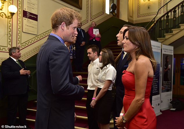 Harry and Natalie are pictured at the Community Gala Dinner at the Royal Albert Hall, London, in July 2014