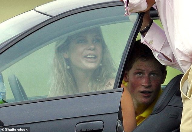 Chelsy and Harry at a charity polo match at Englefield House, Berkshire, in June 2006