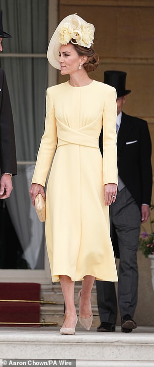 The Princess of Wales looked stunning yesterday in her Emilia Wickstead dress