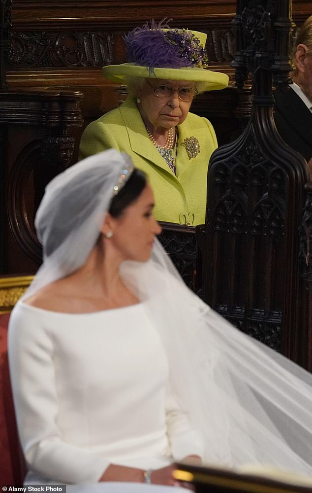 The late Queen Elizabeth II allegedly believed the dress was 'too white' for a divorcee to wear in a church