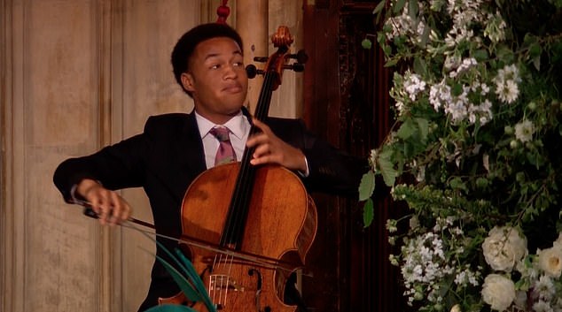 Millions of people across the world watched his stunning performance in awe as he performed three pieces of music at St George's Chapel in Windsor Castle in 2018 (pictured)