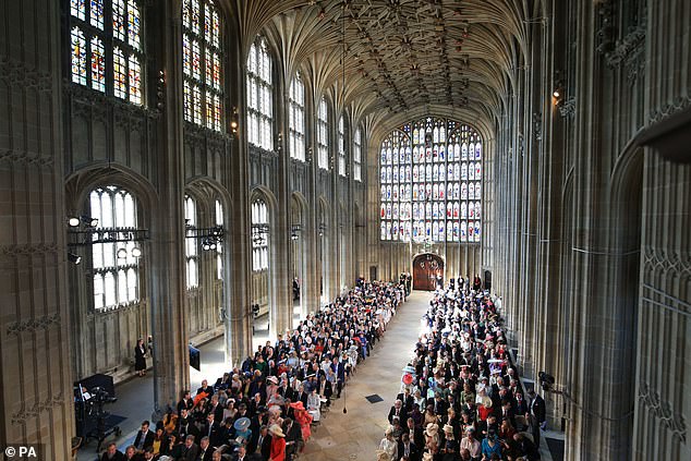 The likes of Serena Williams, David and Victoria Beckham, George and Amal Clooney and the entire cast of Suits were sitting in the star-studded congregation