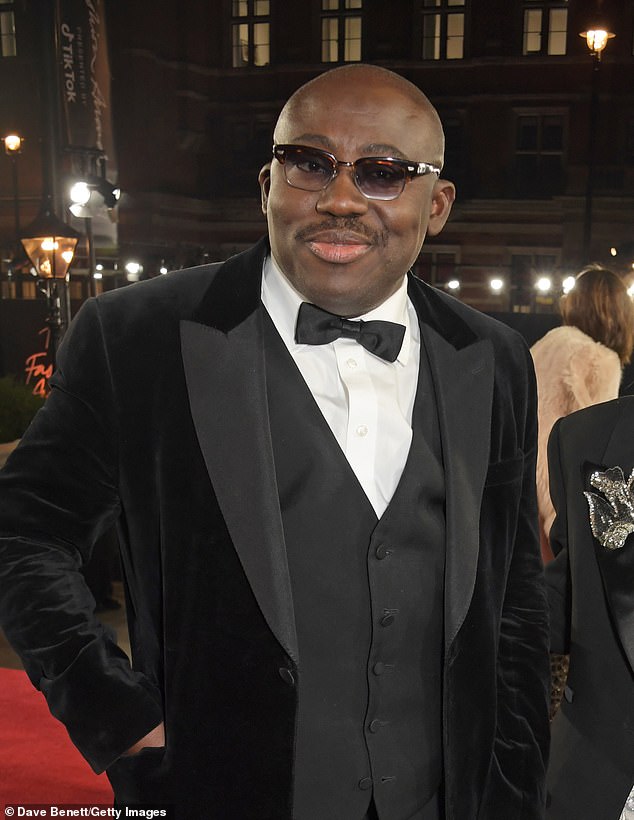 Enninful (pictured) was not able to meet the 'high expectations' of Meghan's team, a source told the MoS