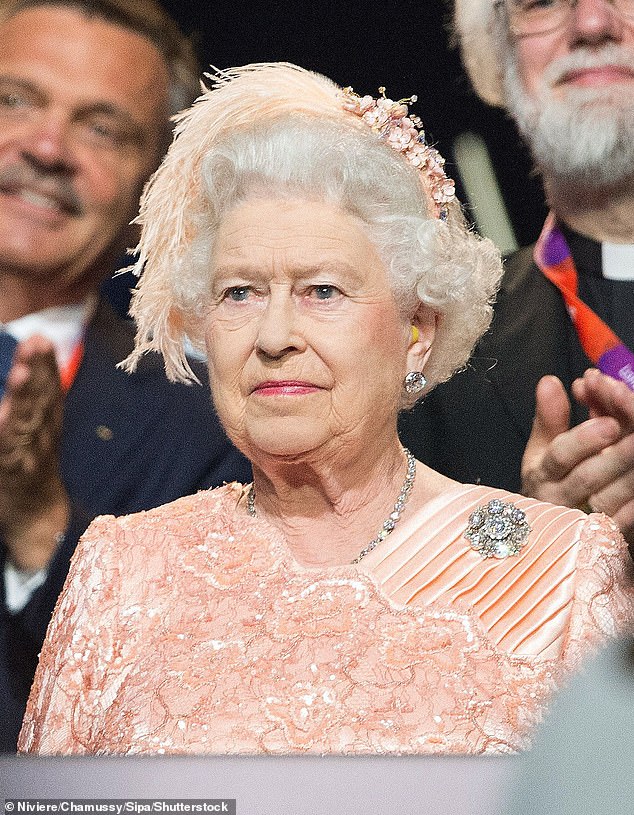 Queen Elizabeth II then took to her seat in the Royal Box to enjoy the rest of the show - as if nothing had happened