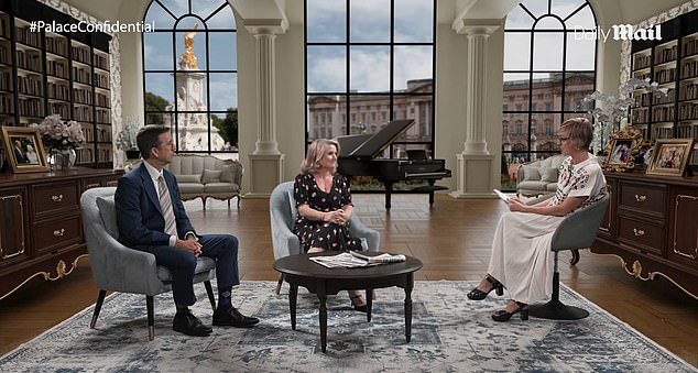Richard Eden (left), Rebecca English (centre) and Jo Elvin (right) explain all there is to know about Harry's legal battle on the latest episode of Palace Confidential