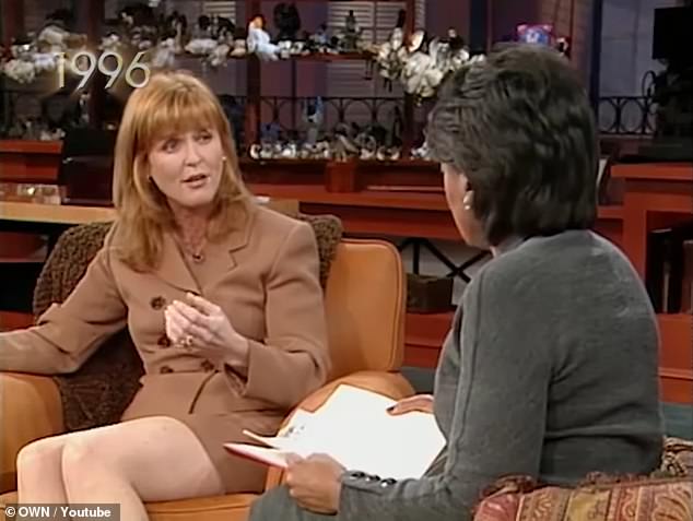 In 1996, Oprah interviewed Sarah Ferguson, but the conversation appeared to centre more on Princess Diana than Sarah's book