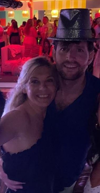 Chelsy Davy pictured with her hotelier husband Sam Cutmore-Scott, with whom she shares two children