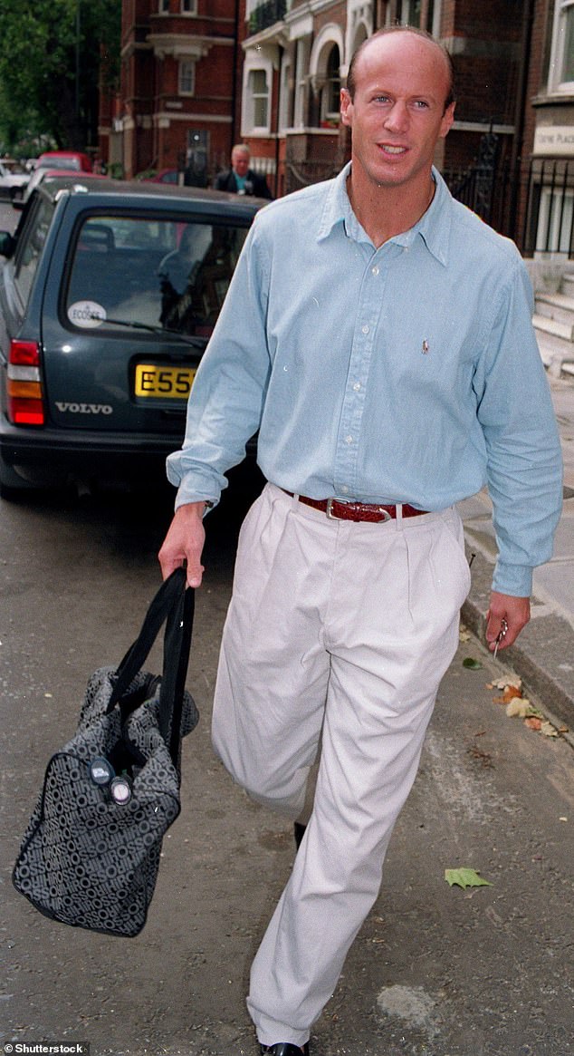 John Bryan, who was photographed with Sarah Ferguson in the south of France, is seen in London in 1992