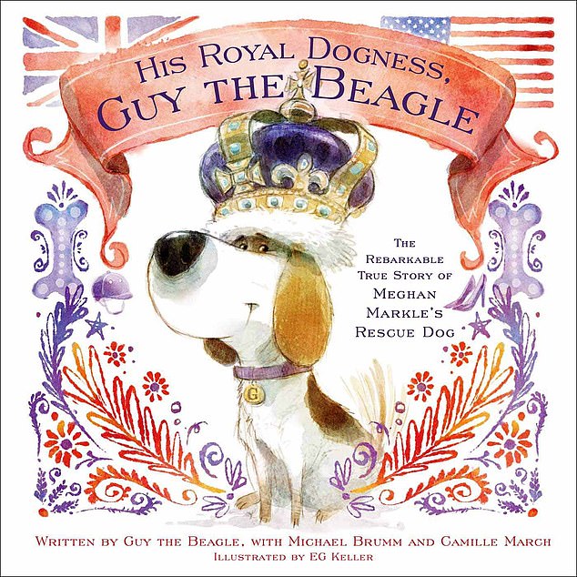 Guy even became the star of his own children's book, His Royal Dogness, Guy the Beagle: The Rebarkable True Story of Meghan Markle's Rescue Dog