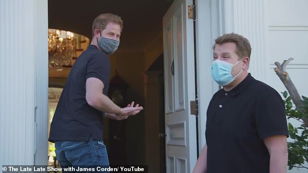 The Duke of Sussex makes an appearance on The Late Late Show with James Corden