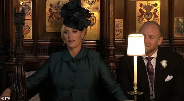 Lacey added: 'Most comment was reserved for the unconcealed jaw drop of Princess Anne 's daughter Zara Tindall , captured by all the cameras and looking as if she was in pain'