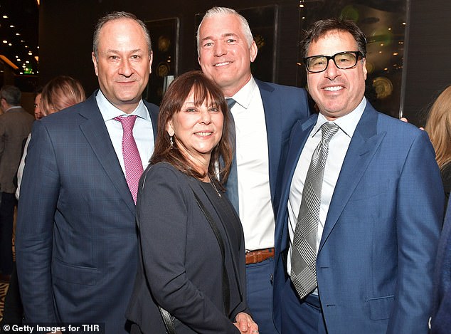 Rick Genow (right) and Andrew Meyer (right) posed together at The Hollywood Reporter's Power Lawyer's Breakfast in March, 2019. Both men were key advisors to the Sussexes as they left the UK for the US