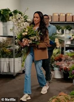 In her Netflix series With Love, Meghan, the Duchess embraced the 'quiet luxury' trend by sporting New Balance 327s - a retro-inspired design based on the brand's 1970s running shoes