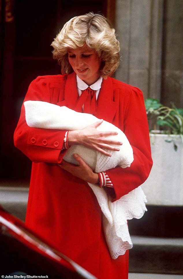 Two years later, Diana introduced Prince Harry to the world in 1984