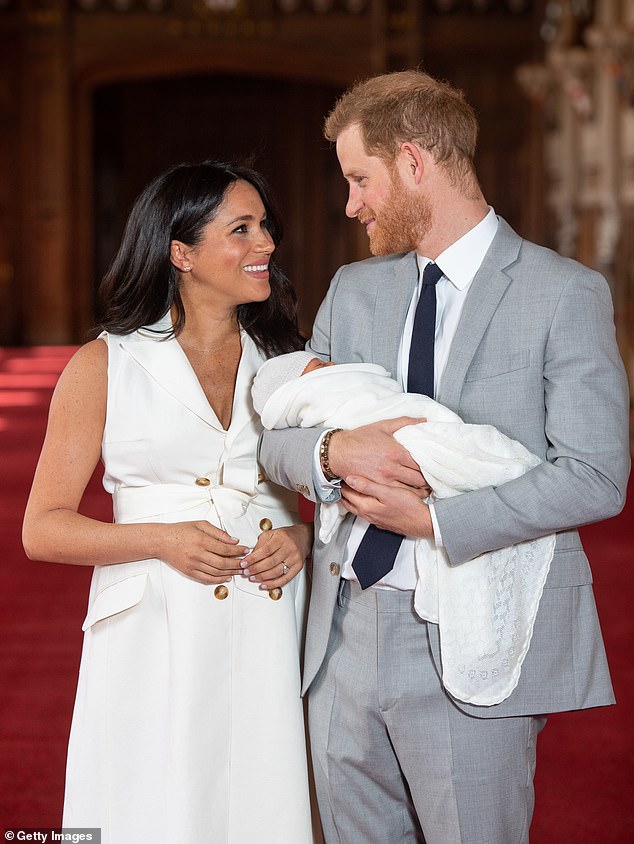 Archie was introduced to the world two days after his birth in a carefully managed photocall at St George's Hall within Windsor Castle
