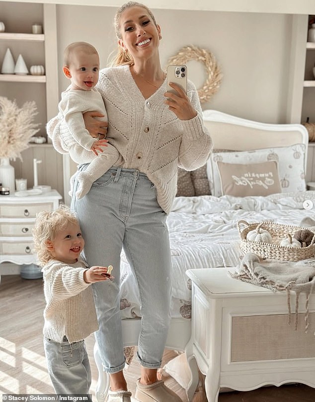 Stacey has 6.1million followers on Instagram where she posts content about her family and home