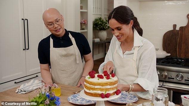 In her Netflix series the Duchess often shows off her domestic skills such as baking