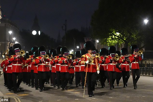There will be a procession of 1,300 members of the Armed Forces from Parliament Square to the Mall