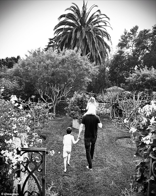 Following the decision, Meghan showed her support for her husband by sharing a black and white photo of Harry, Archie and Lilibet to her Instagram account