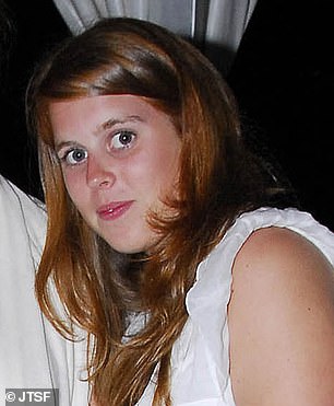 Princess Beatrice, the elder daughter of Prince Andrew and Sarah, is pictured