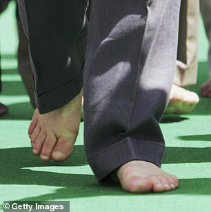 Charles's toes are long and wide which, according to the foot expert, indicates he is expressive but has a natural inclination towards practical matters and problem-solving