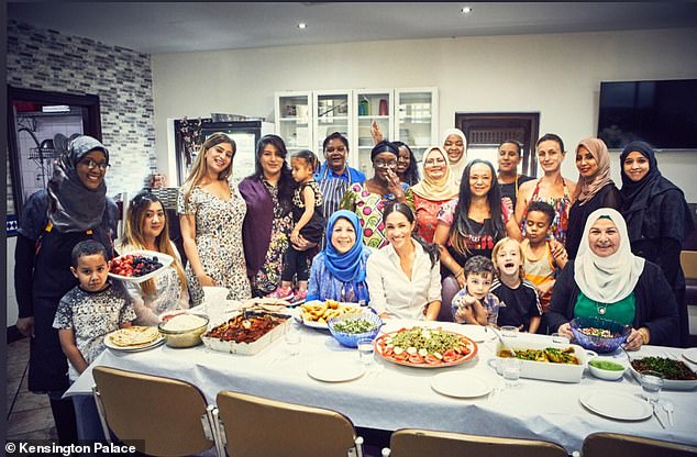 Meghan's close work with the women she met at the Hubb Community Kitchen marked her first solo project as a member of the Royal Family, as she established her new home in London