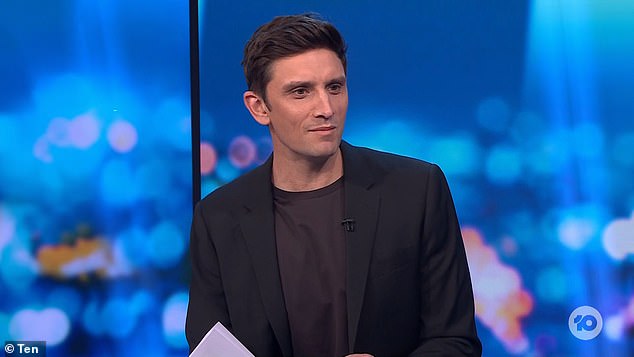 'There's another book on the way by the sounds of it' quipped Sam Taunton (pictured)