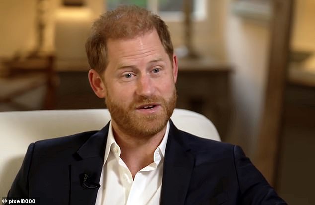 It comes after Prince Harry complained in a BBC interview that his father 'won't speak to me' and that he was the victim of an 'Establishment stitch-up'